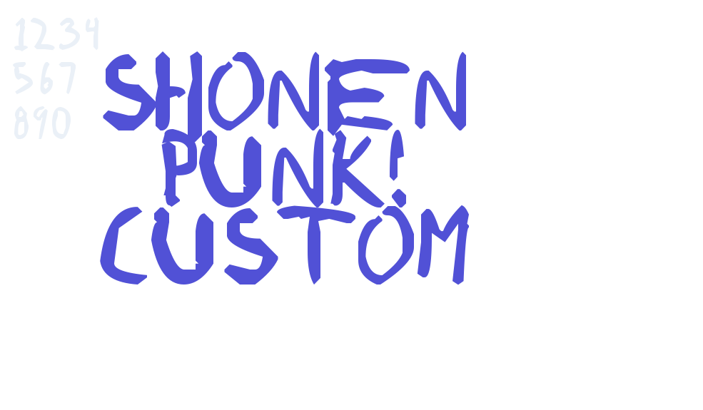 shonen punk! custom-font-download