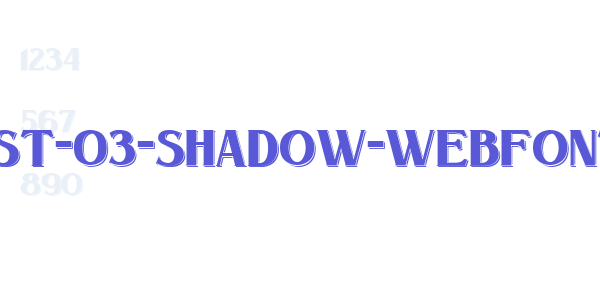 signist-03-shadow-webfont font free