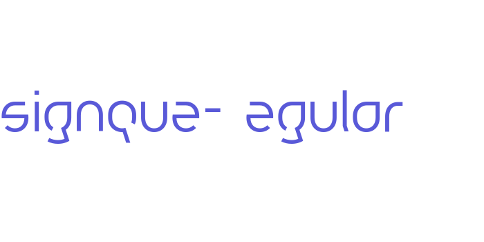 signque-Regular Font Download