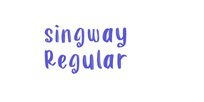 singway Regular Font