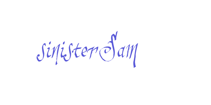 sinisterSam Font Download