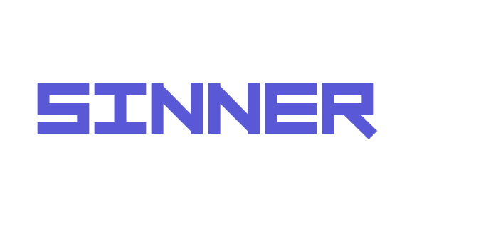 sinner Font