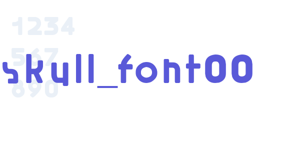 skull_font00 font free