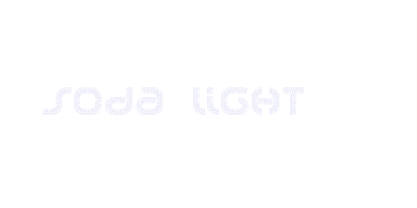 soda light font free