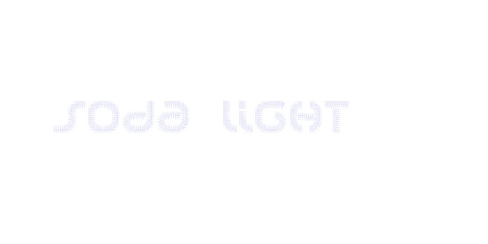 soda light Font Download