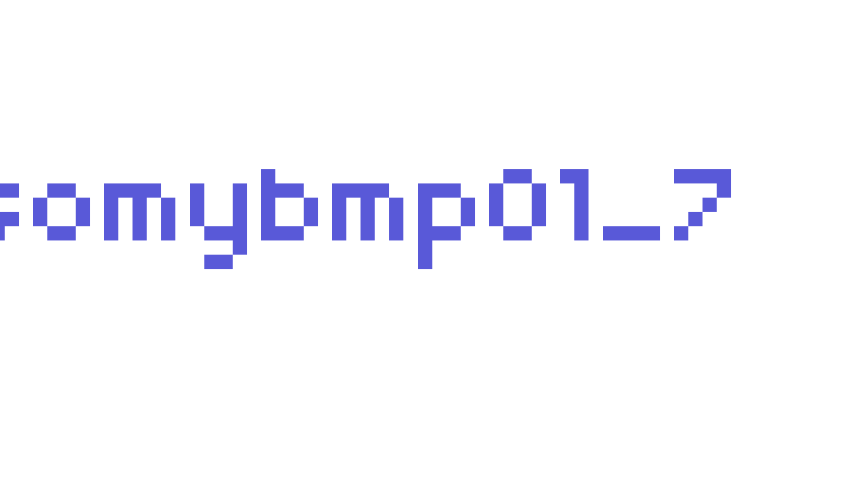 somybmp01_7 Font