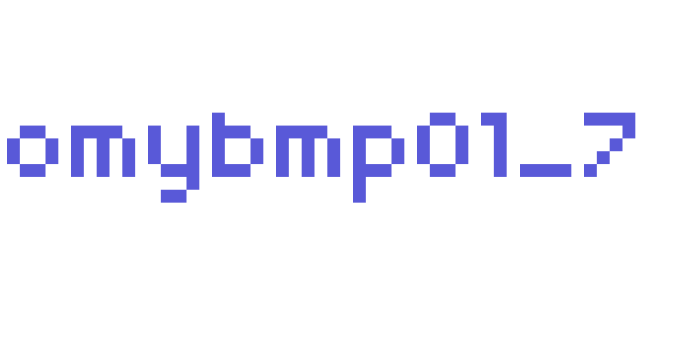 somybmp01_7 Font Download