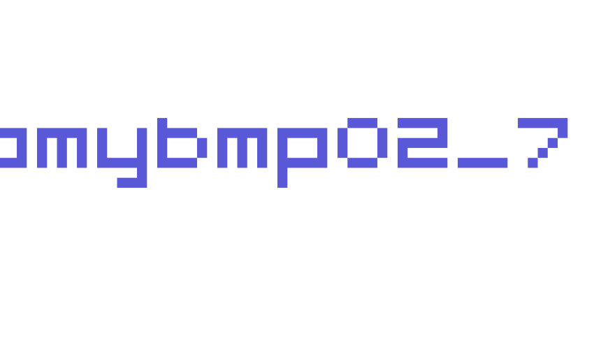 somybmp02_7 Font