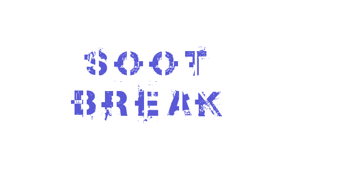 soot break Font Download