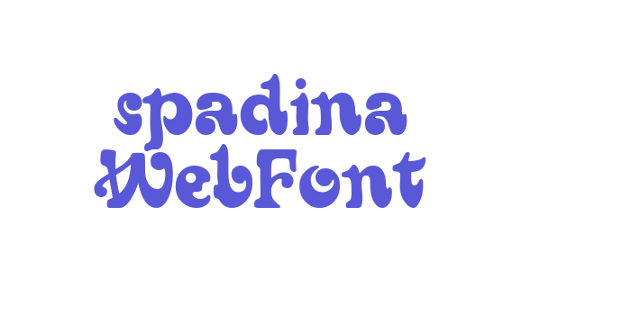 spadina WebFont Font Download