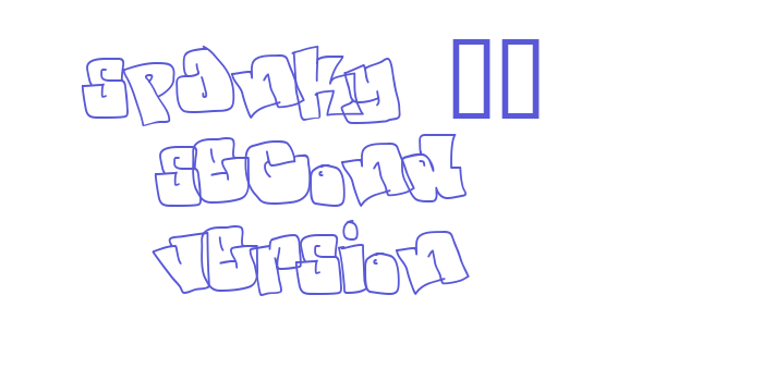 spanky  20 second version Font Download