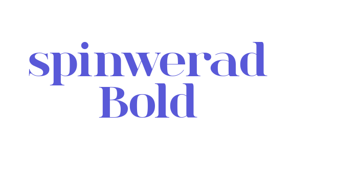 spinwerad Bold Font Download