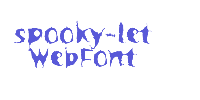 spooky-let WebFont Font Download