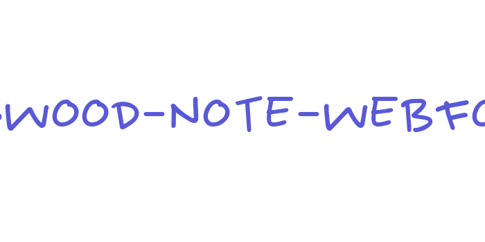 springwood-note-webfont Font Download