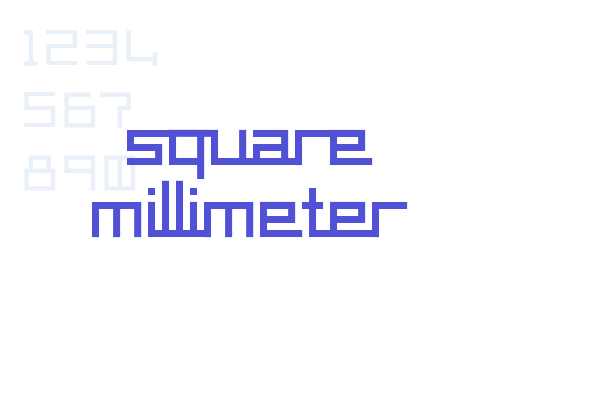 square millimeter