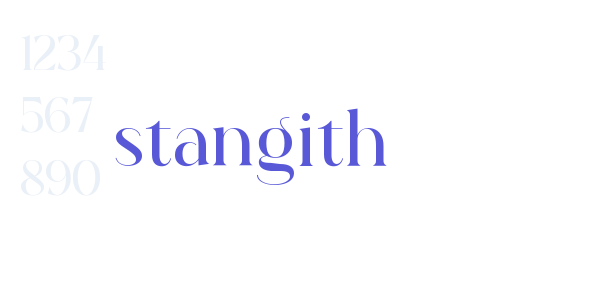 stangith font free