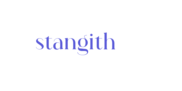 stangith Font Download