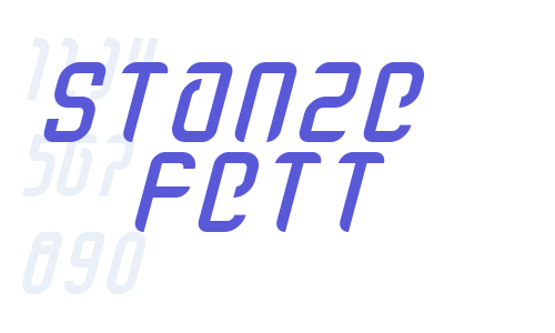 stanze  fett Font