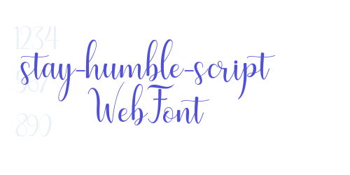 stay-humble-script WebFont-font-download