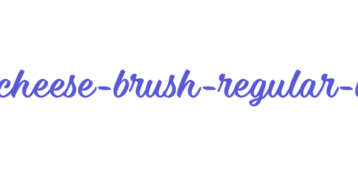 steak-and-cheese-brush-regular-webfont Font Download