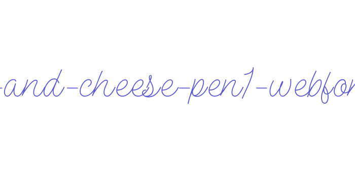 steak-and-cheese-pen1-webfont Font Download