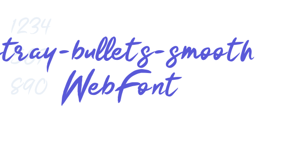 stray-bullets-smooth WebFont font free