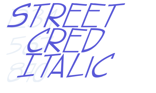 street cred Italic Font Download