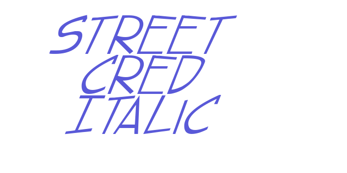 street cred Italic Font Download