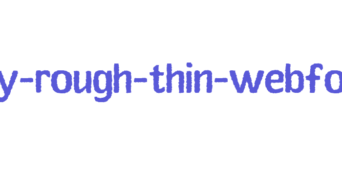 stubby-rough-thin-webfont Font Download