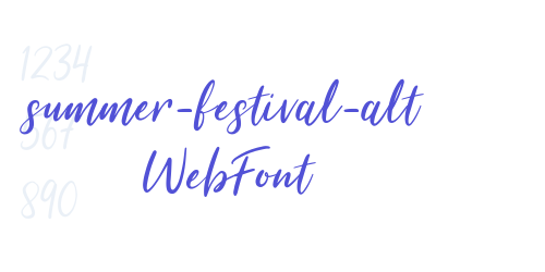 summer-festival-alt WebFont-font-download