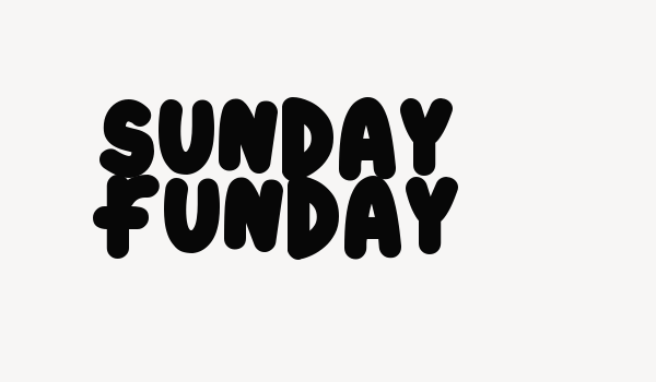 sunday funday Font