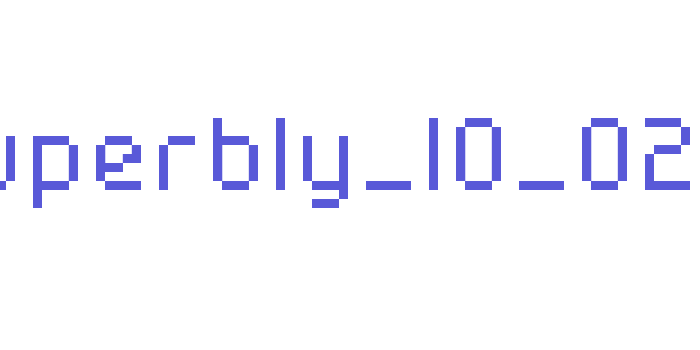 superbly_10_02 Font Download