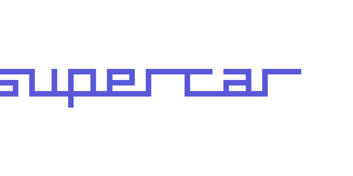 supercar Font