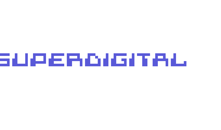 superdigital Font