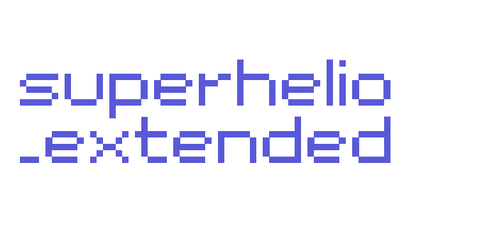 superhelio _extended Font Download