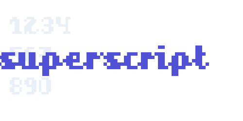 superscript-font-download