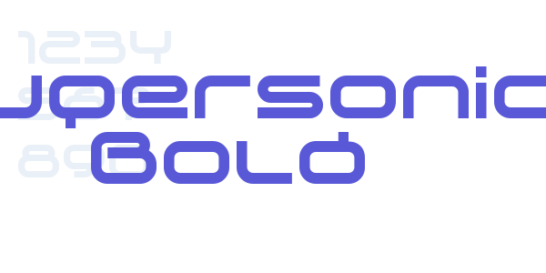 supersonic Bold font free