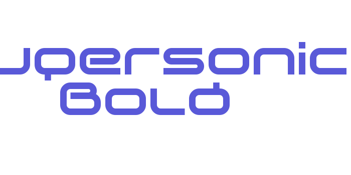 supersonic Bold Font Download