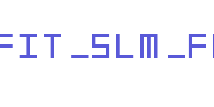 swfit_slm_fw Font Download