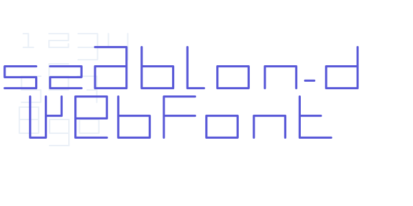 szablon-d WebFont font