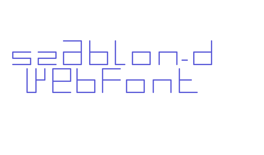 szablon-d WebFont Font Download