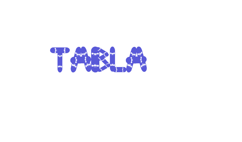 tabla Font Download