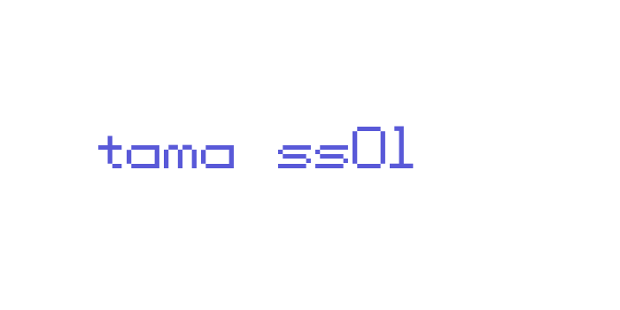 tama ss01 Font Download