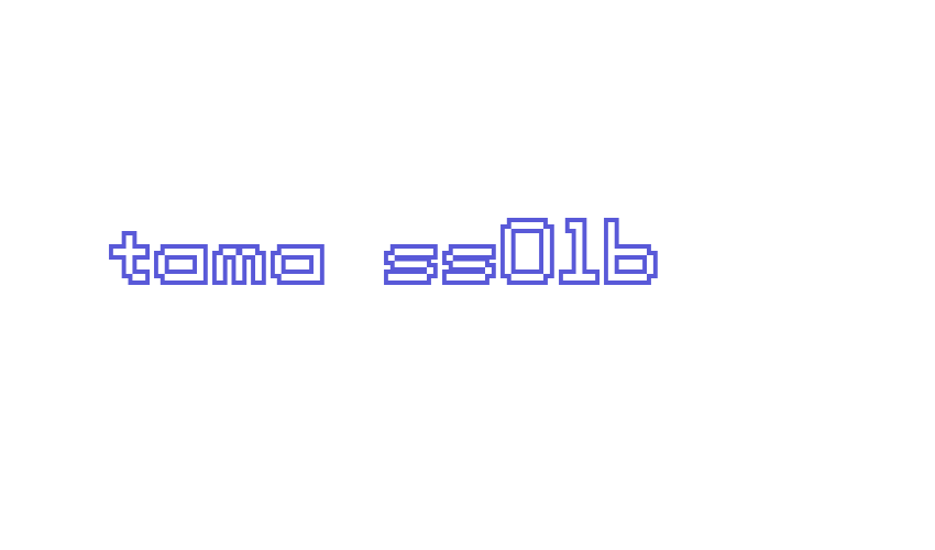 tama ss01b Font Download