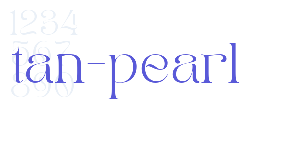 tan-pearl font free