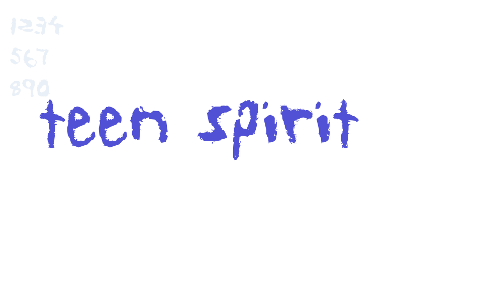 teen spirit-font-download