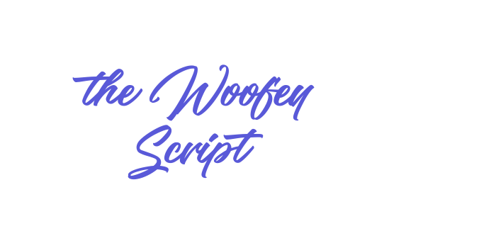 the Woofey Script Font Download