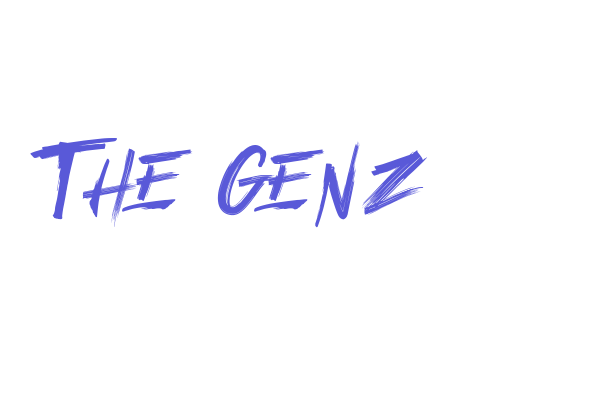 the genz Font