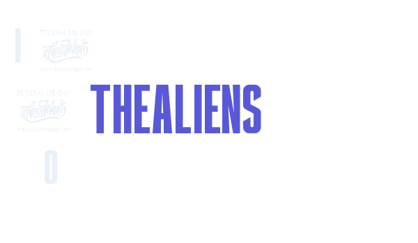 thealiens font free