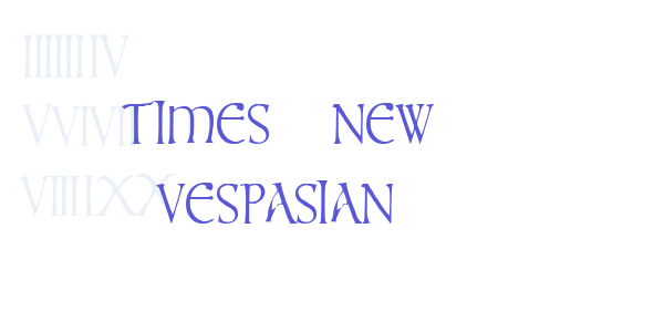 times new vespasian font free